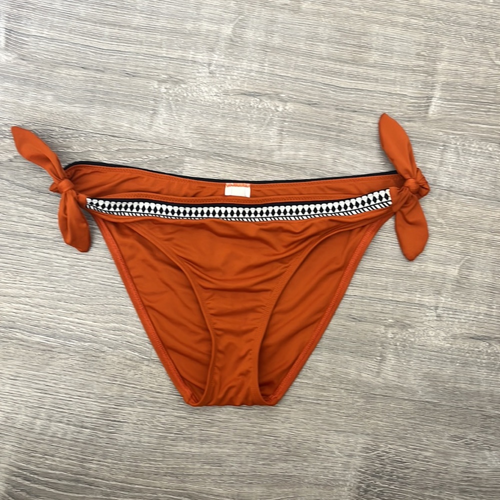 Lemlem by Liya Kebede Lena Bikini Side Tie Bottom Brown Size S - Picture 9 of 11
